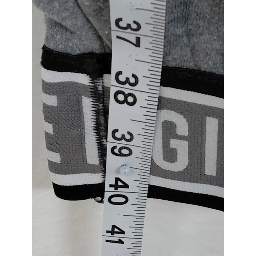 True Religion Gray Knit Tapered Elastic Jogger Pants See Measurements